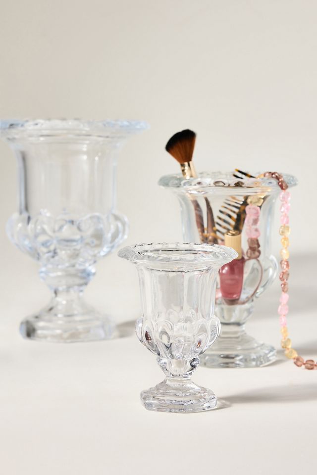Iris Pressed Glass Vase #3