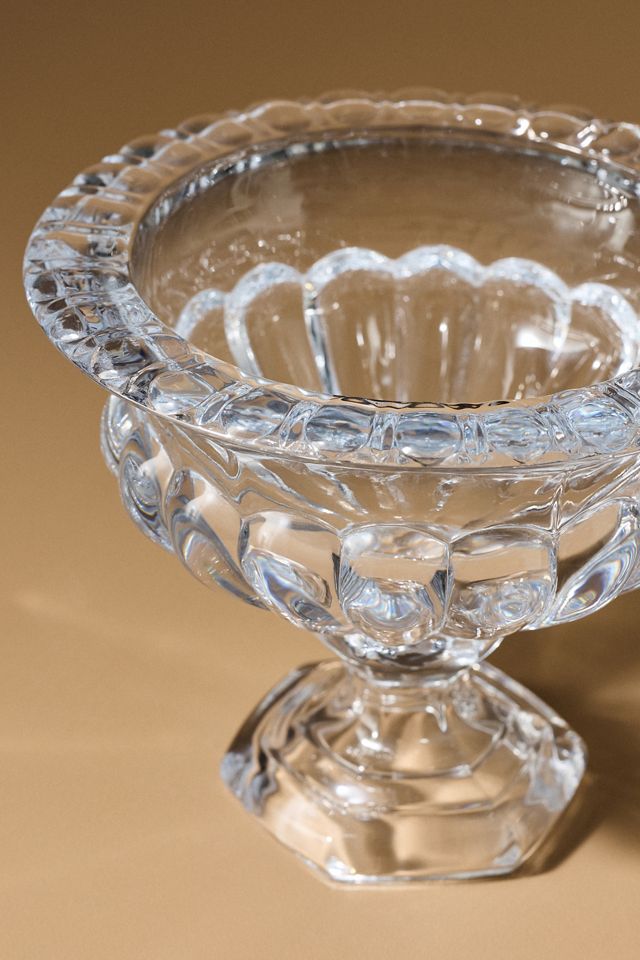 Iris Pressed Glass Vase #1
