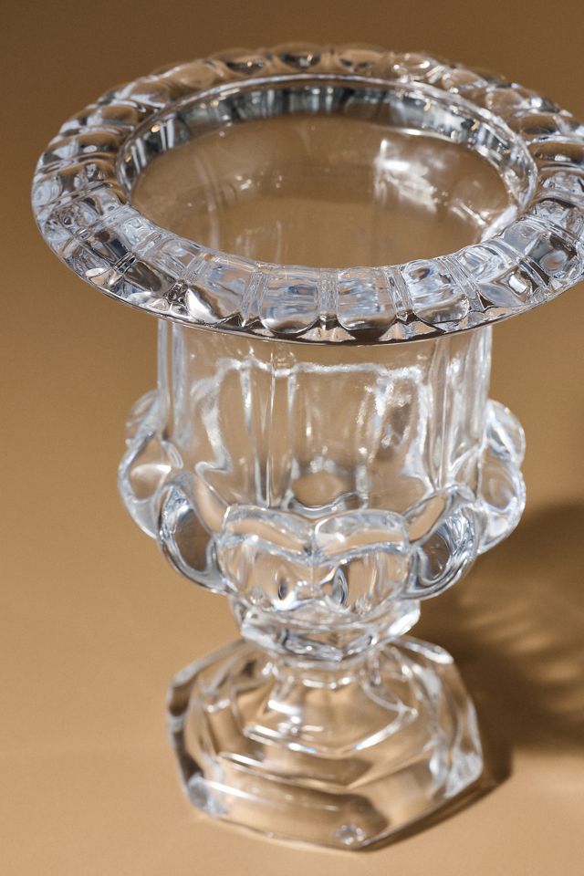 Iris Pressed Glass Vase #1