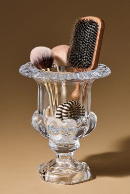 Iris Pressed Glass Vase
