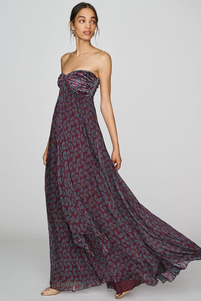 Rococo Sand Ruched Draped Maxi Dress #3