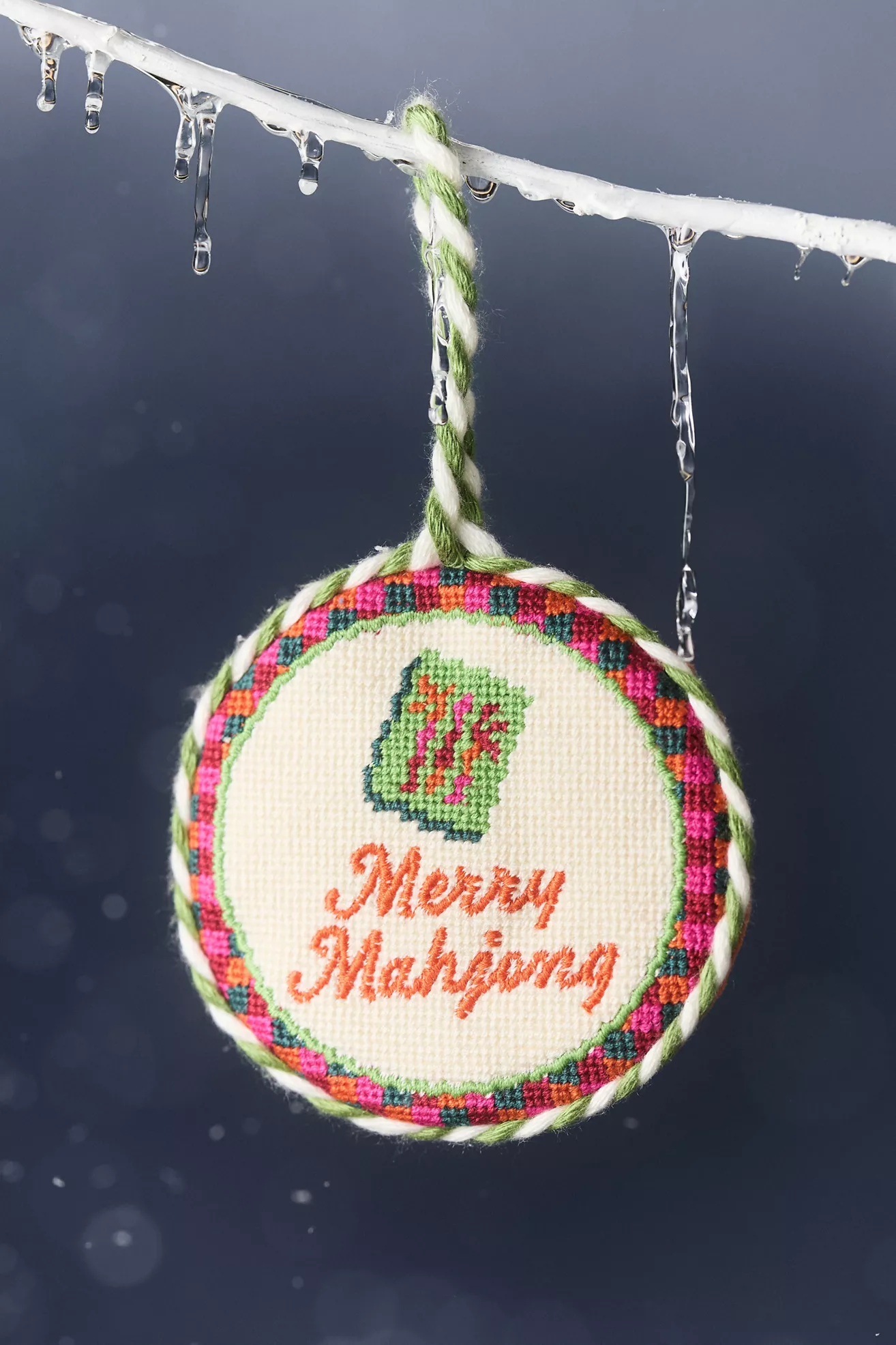 Furbish Studio Needlepoint Ornament - thumbnail 3
