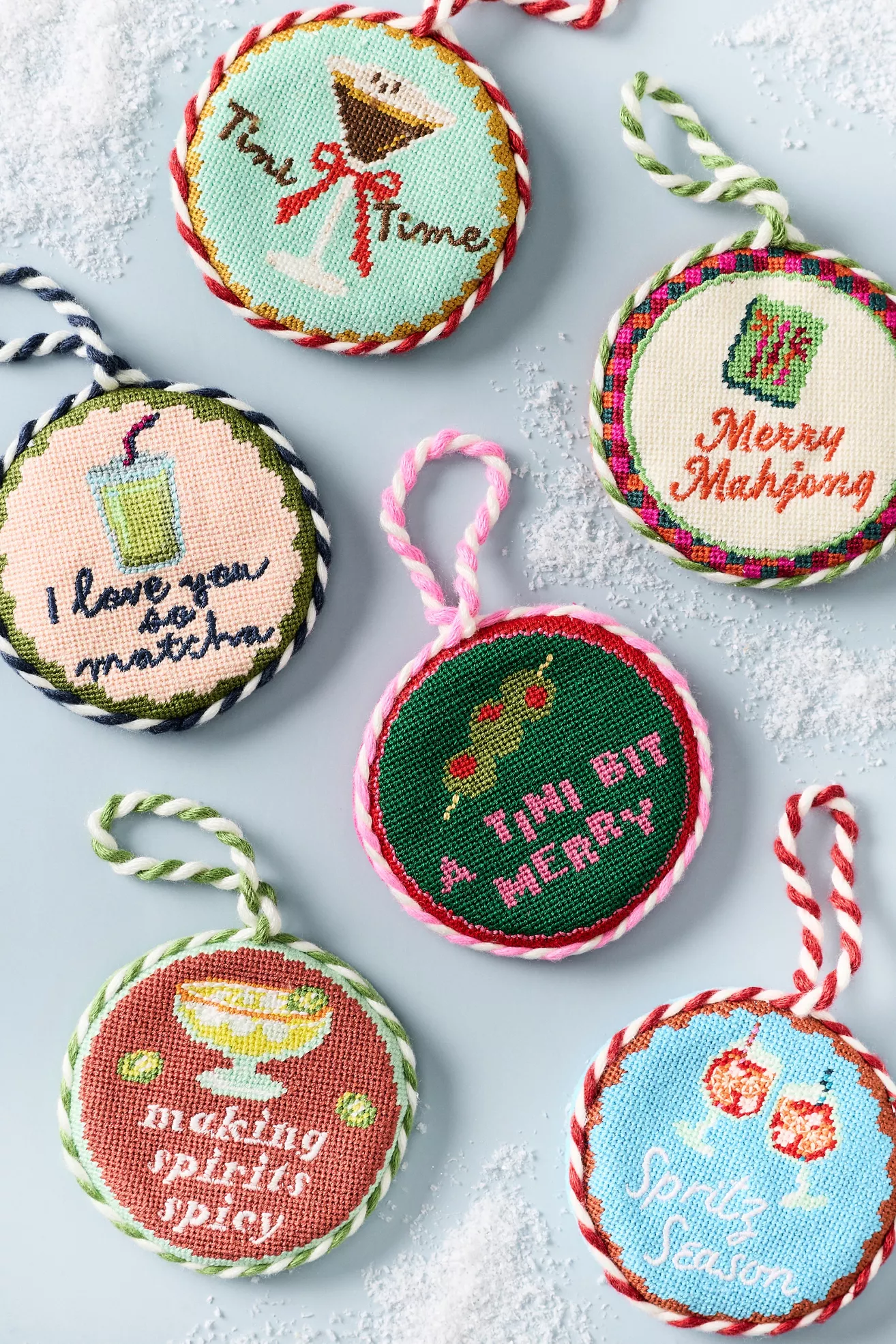 Furbish Studio Needlepoint Ornament - thumbnail 2