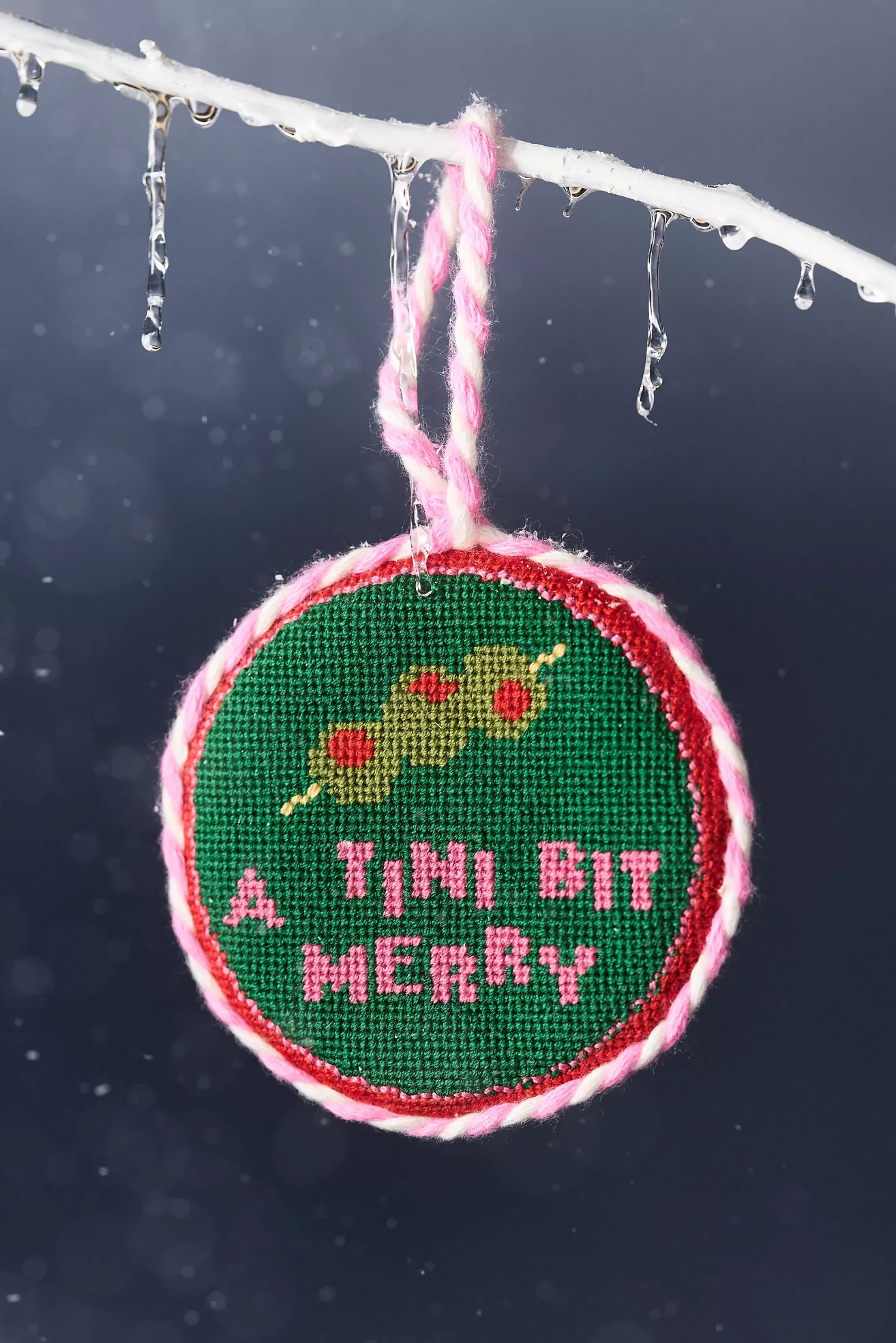 Furbish Studio Needlepoint Ornament