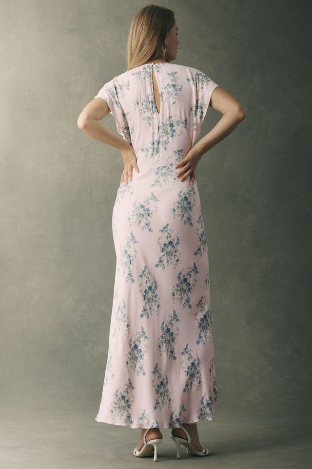 BHLDN Flutter-Sleeve Maxi Dress #2