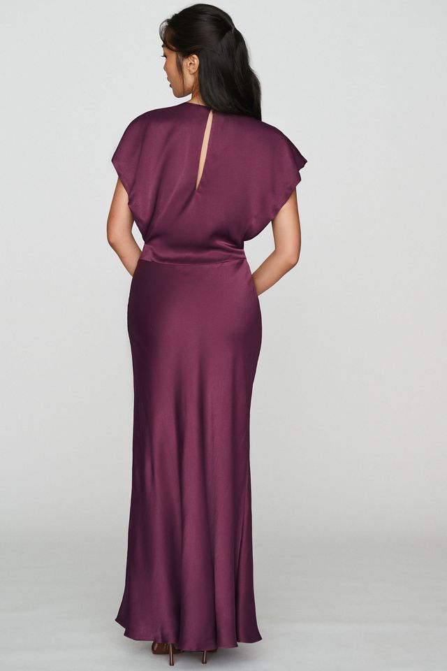 BHLDN Flutter-Sleeve Maxi Dress #2