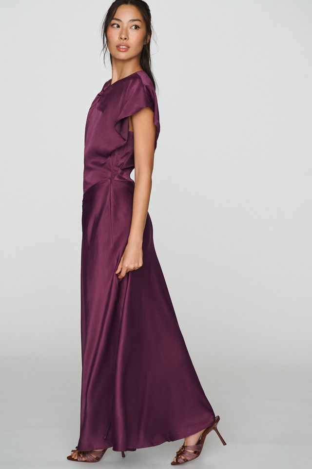 BHLDN Flutter-Sleeve Maxi Dress #3