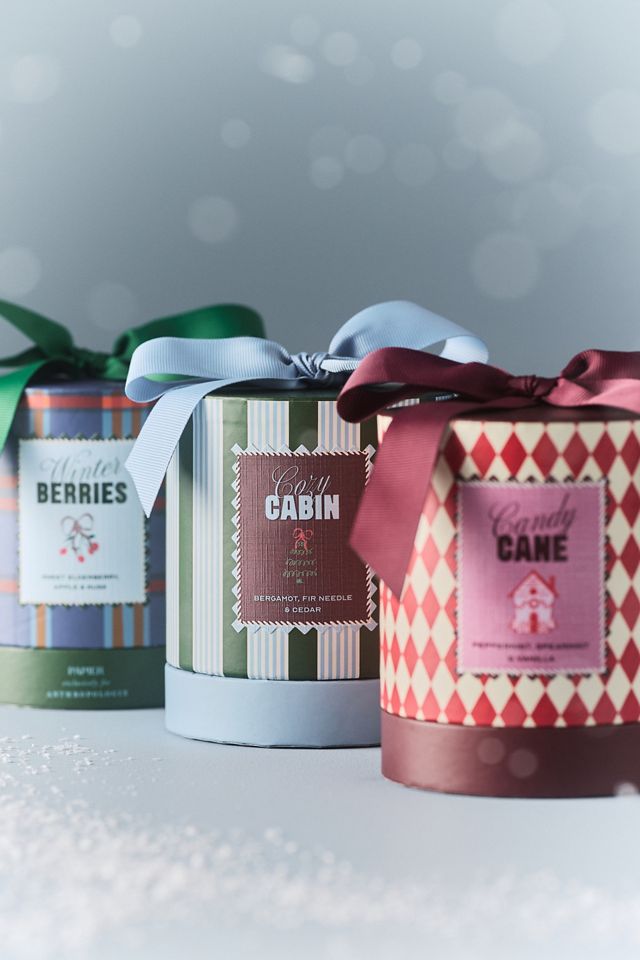 Anthropologie x Papier Fruity Winter Berries Boxed Glass Candle #3
