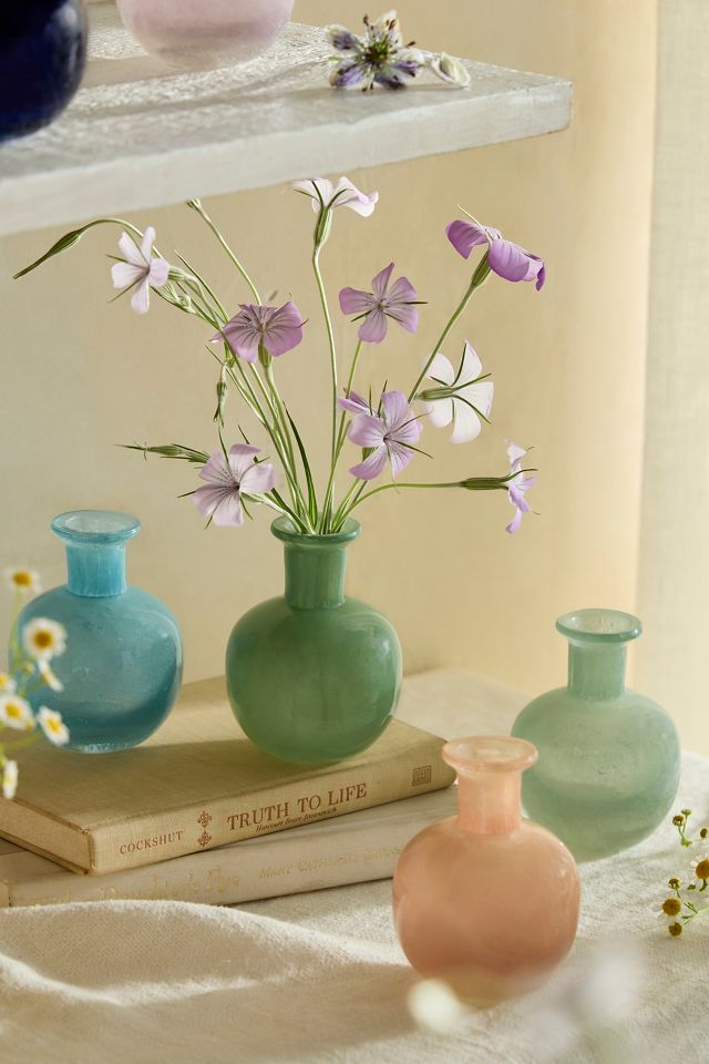 Colorful Glass Bud Vases, Set of 2 #2