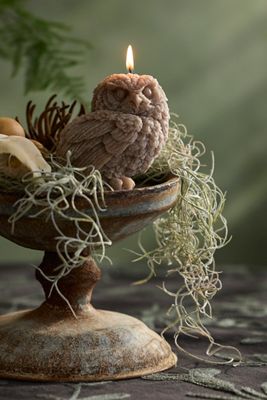 Brown Owl Candle