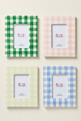 Ruby Clay Ceramic Gingham Frame