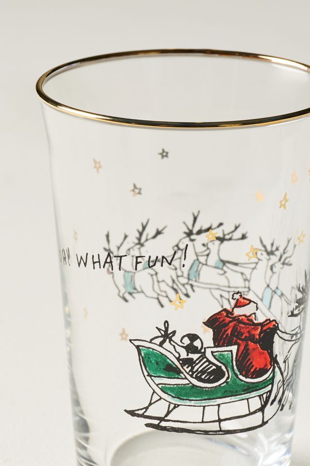 Molly Hatch Holiday Juice Glass #2