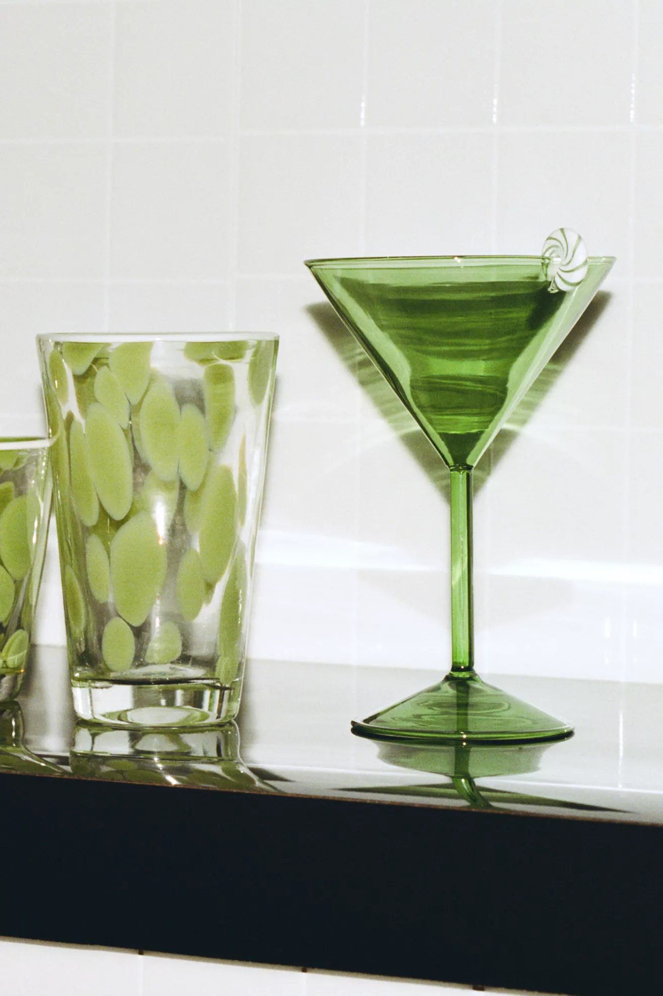 Mintie Martini Glass