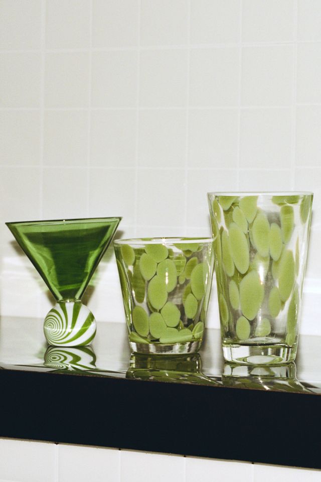 Mintie Stemless Martini Glass #1