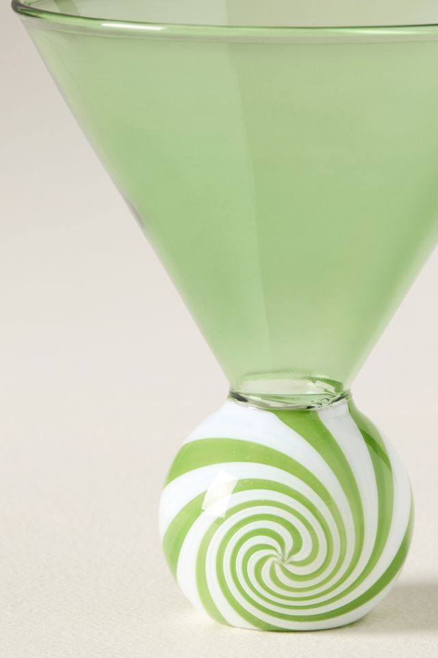 Mintie Stemless Martini Glass #4