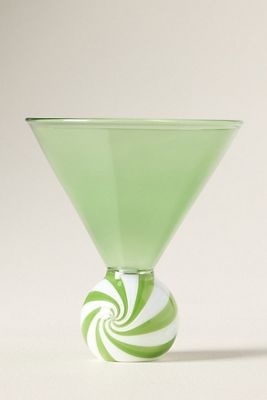 Mintie Stemless Martini Glass