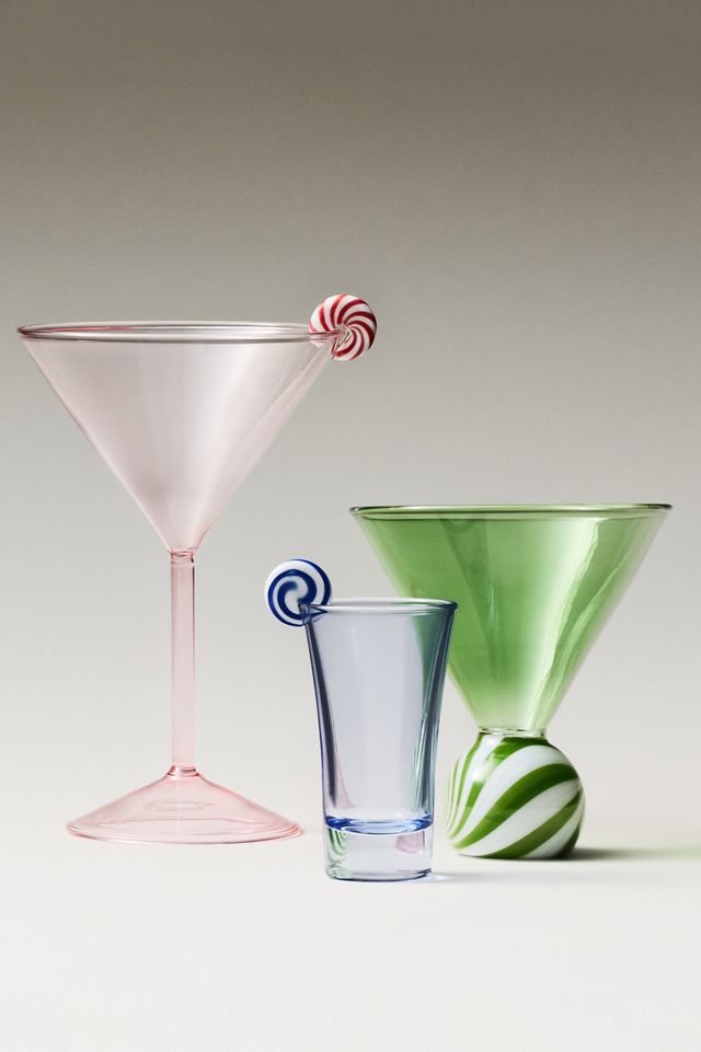 Mintie Stemless Martini Glass #7