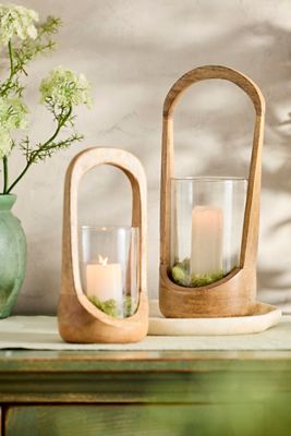 Wooden Arch Lantern