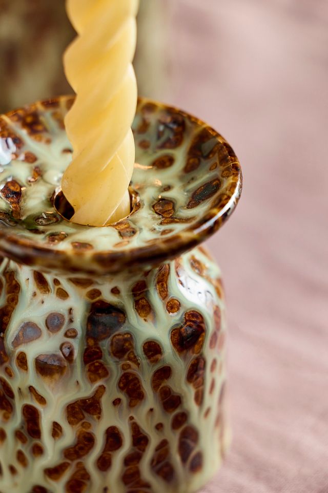 Reactive Glaze Ceramic Taper Holder #1