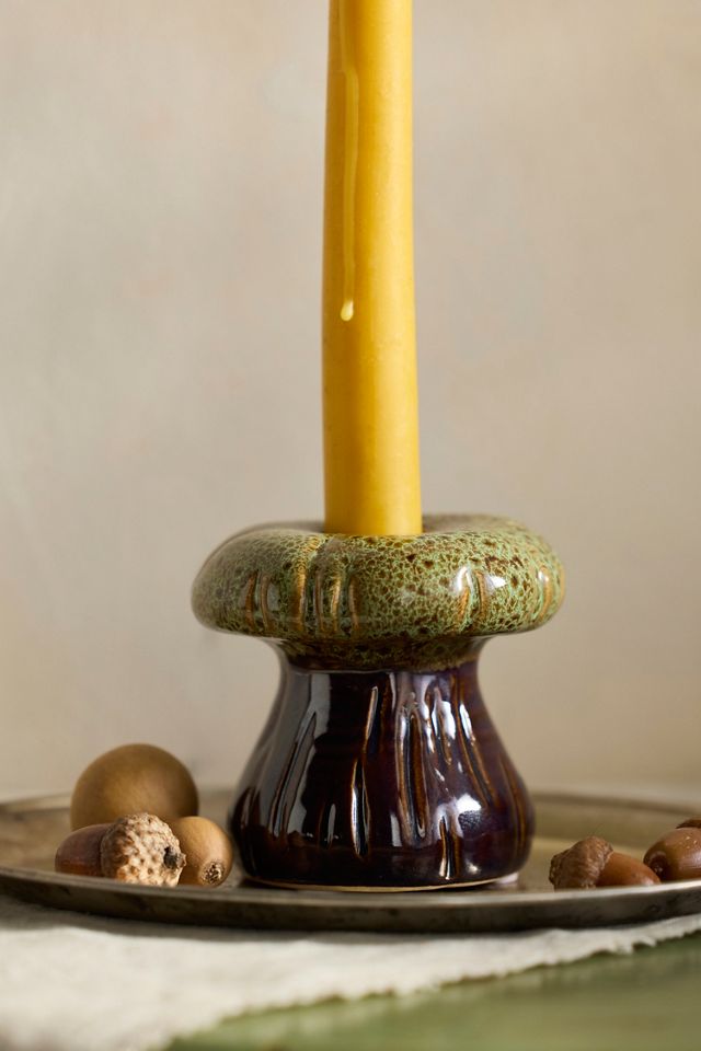 Ceramic Mushroom Taper Holder #2