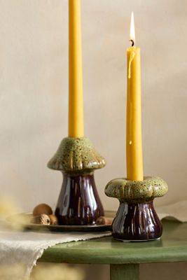 Ceramic Mushroom Taper Holder
