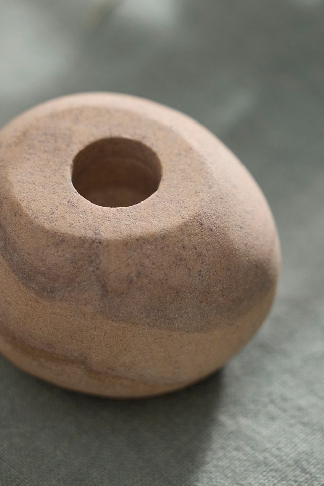 Rainbow Sandstone Reversible Candle Holder #1