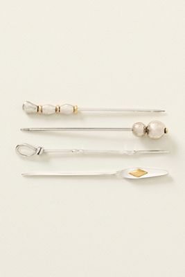 Suleika Jaouad & Jon Batiste Boxed Cocktail Picks, Set of 4
