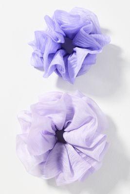 Sheer Scrunchies, Set of 2
