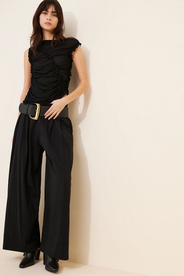 Rita Row Mia Ruched Ruffle Top #3