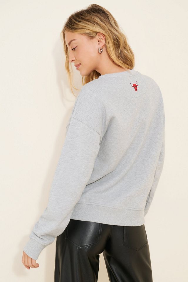 Terez Technicolor Crew Neck Bulls Sweatshirt #1