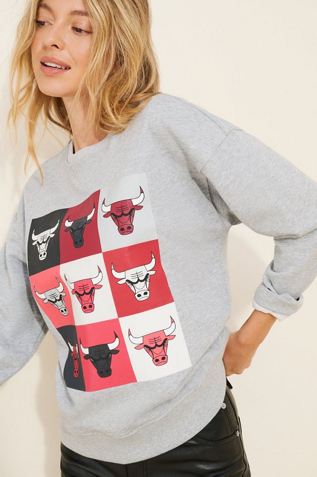 Terez Technicolor Crew Neck Bulls Sweatshirt #2