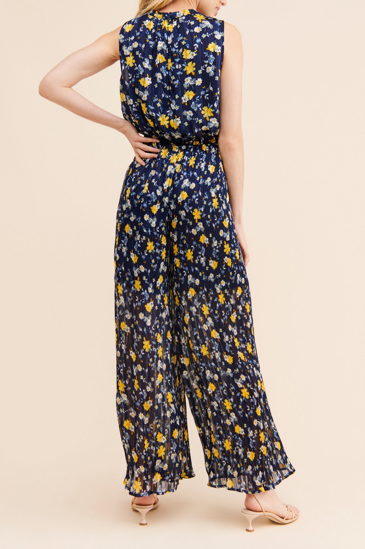 Current Air Floral Print Jumpsuit