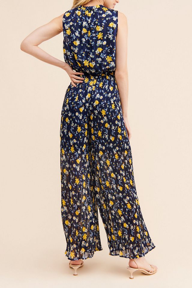 Current Air Floral Print Jumpsuit #1