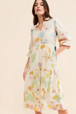 Vilagallo Tammy Floral Dress