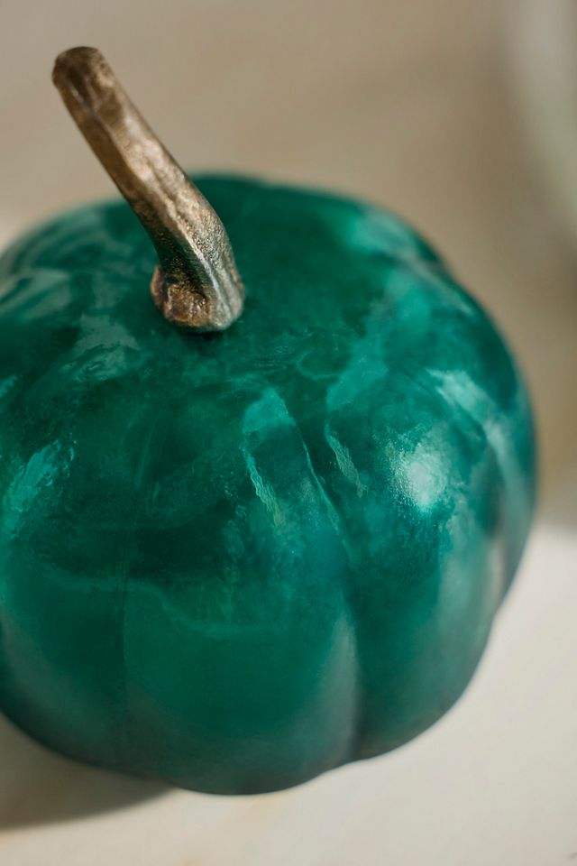 Mini Glass Pumpkins, Set of 2 #1
