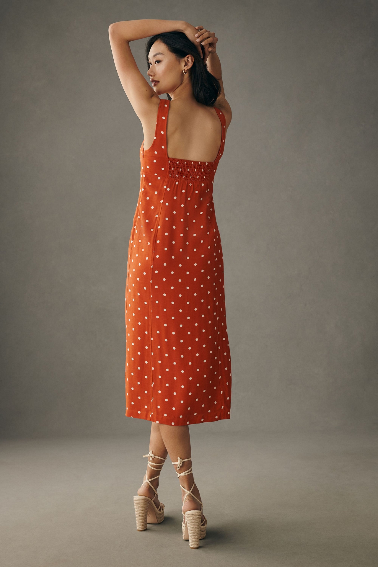 Maeve Sweetheart Button-Front Dress