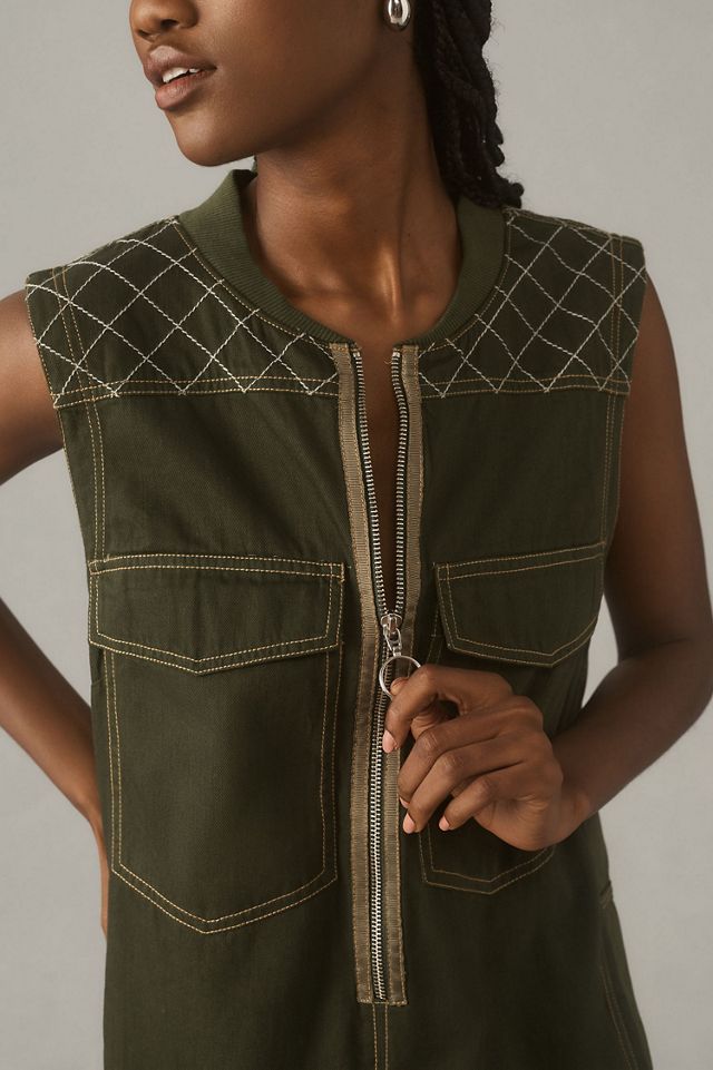 Pilcro Sleeveless Utility Mini Dress #2