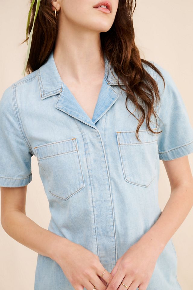 Madewell Denim Utility Romper #2