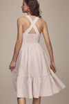 Maeve Halter Bow-Front Midi Dress | Anthropologie