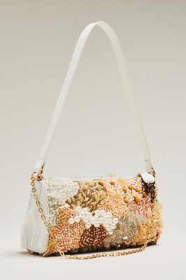 Maeve East-West Beaded Shoulder Bag | Anthropologie