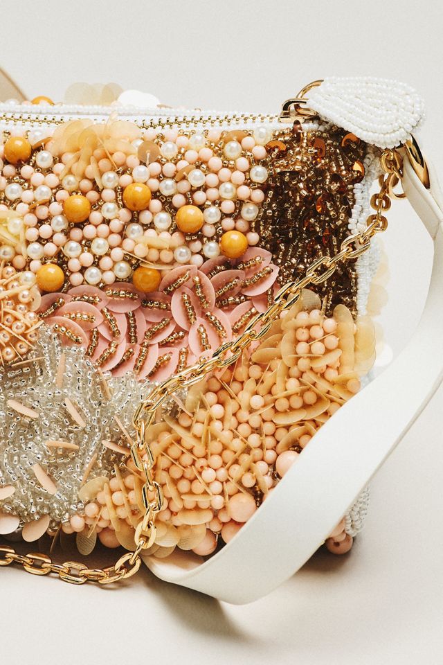 Maeve East-West Beaded Shoulder Bag #2