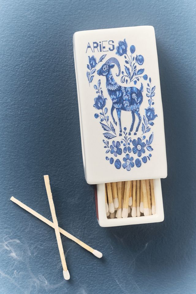 Skeem Zodiac Ceramic Matchbox #1