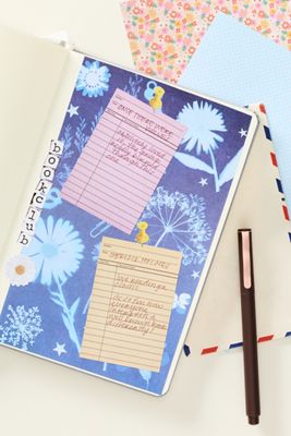 Studio Portmanteau Rectangular Linen Notebook
