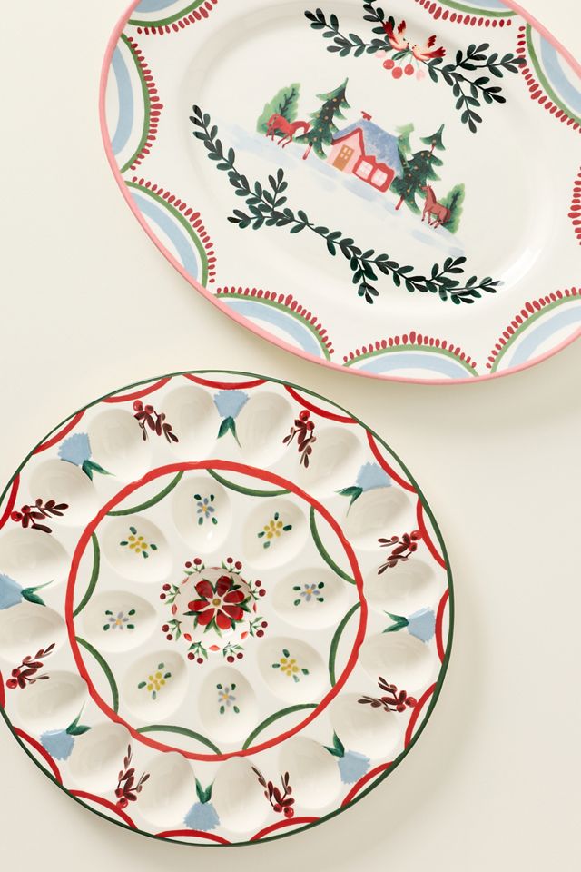 Halisa Stoneware Platter #4