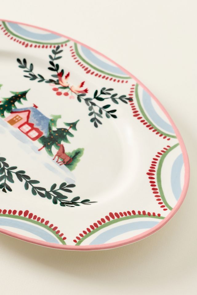 Halisa Stoneware Platter #3