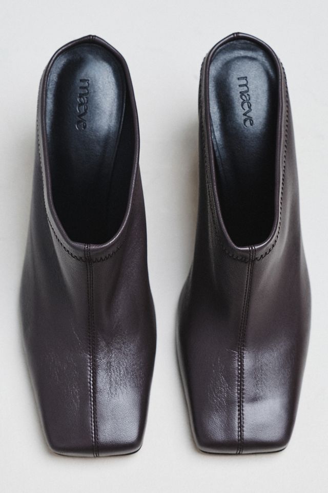 Maeve Square Toe Mule Heels #2