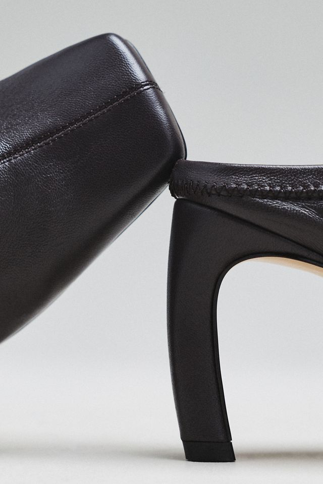 Maeve Square Toe Mule Heels #3