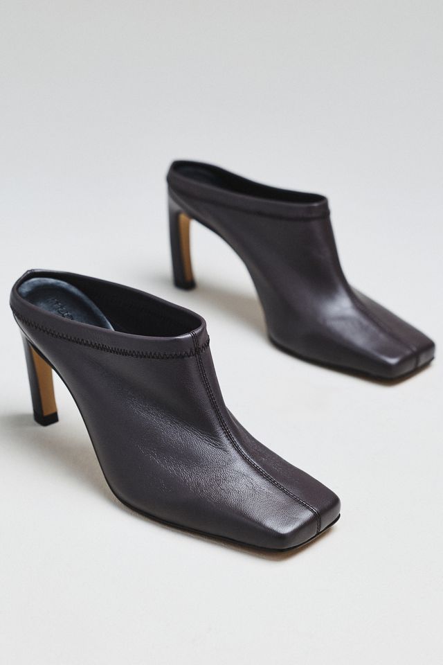 Maeve Square Toe Mule Heels #1