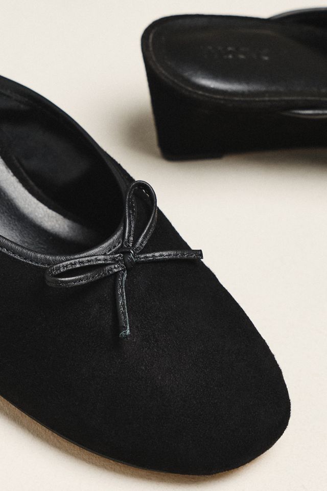 Maeve Velvet Wedge Mules #2