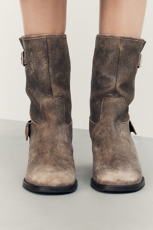 By Anthropologie Moto Mid-Calf Boots #4